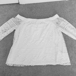 Off the shoulder shirt